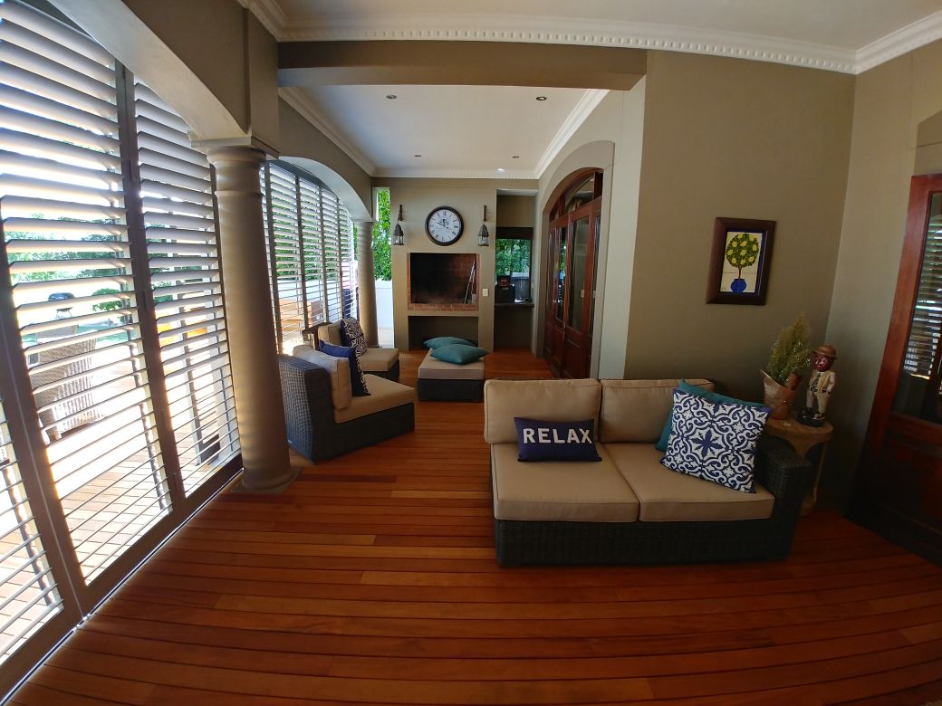 amazing indoor wood deck at home
